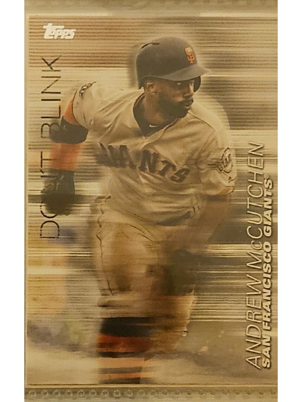 2018 Topps Update Don't Blink Insert #DB-15 Andrew McCutchen Giants